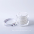 custom design high quality empty refill skin care face cream acrylic cosmetic jar